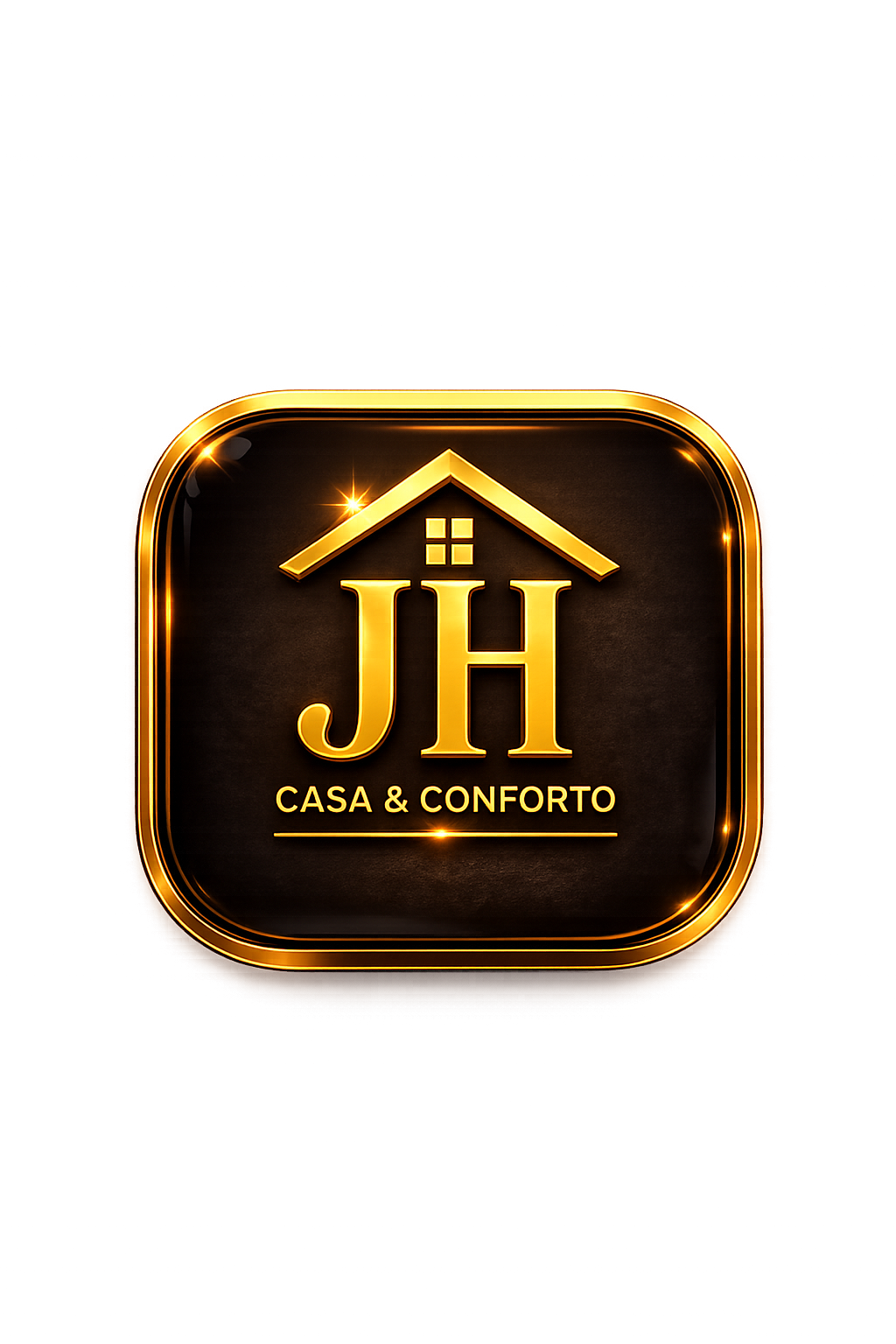 Logo da JH Casa & Conforto - loja de colchões no Rio de Janeiro
